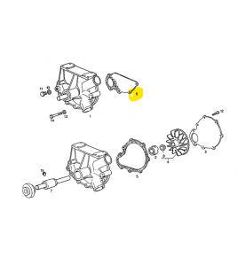 guarnizione pompa acqua iveco 4851437