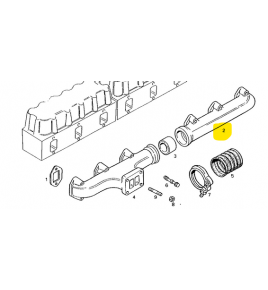collettore di scarico my way iveco 61321104