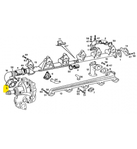 guarnizione pompa acqua iveco 4864033