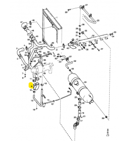 tubo/manicotto flessibile sbrinatore a 3 vie scania 469343