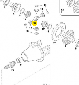 crociera porta satellite differenziale iveco 4660952