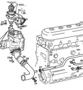 tubo acqua in alluminio leggermente curvo iveco 4697838