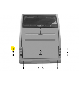 fanale posteriore rosso stop dx/sx HELLA 2TA 964 169-067 iveco 71701599