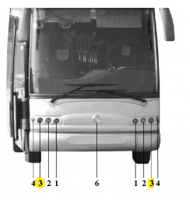 faro rotondo zkw fendinebbia iveco 71701604