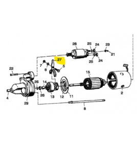 leva motorino avviamento scania 238929