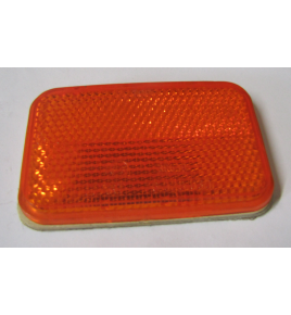 catadiottro/catarifrangente arancio adesivo 94x60 iveco 500303366