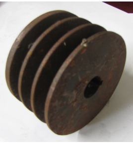 puleggia 3 gole dm77 foro 16 con chiavetta altezza 45 av10 cinghie iveco 51270271