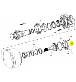 coperchio mozzo posteriore iveco 42534372
