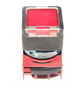 pulsante chiusura porta colore rosso quadrato breda 0627870