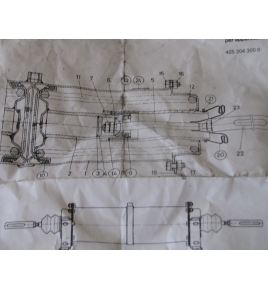 kit revisione cilindro freno posteriore wabco 8261006533 breda s179897