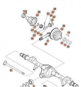 ghiera scanalata mozzo posteriore iveco 7162458