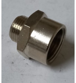 raccordo/riduzione d'acciaio maschio 16mm femmina 20mm iveco 8010003320