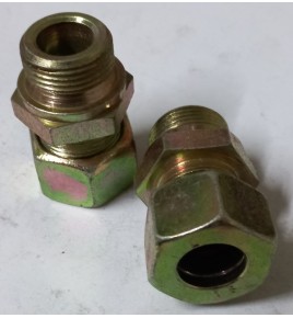 raccordo diritto a pressare l15 22x1,5-filetto 22x1,5 foro 13mm iveco fog0084