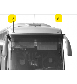 fanalino anteriore di ingombro alto iveco 71701595