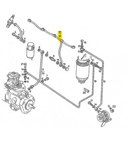 tubazione combustibile rifiuto iniettori iveco 98460652 4848486