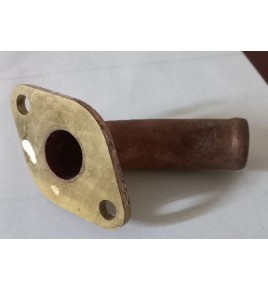tubo acqua raffreddamento rame curvo iveco 4853393
