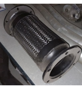 flessibile in maglia d'acciaio scarico motore iveco 8020001185