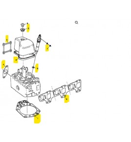 kit guarnizione testa cilindri scania 551571