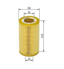 filtro/cartuccia olio 31x64x115 mercedes a6111180009 A1121840025 A6111800210