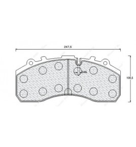 serie patiglie jurid 539ff20 29253.0.539.0 mercedes a0034203520 500055167 500054632