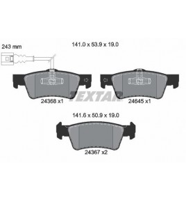 serie pastiglie freno posteriore texstar 2436801 kutsenits 7h8698451