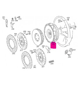 spingidisco frizione dm 380 sachs 1882302133 mercedes A0052500904
