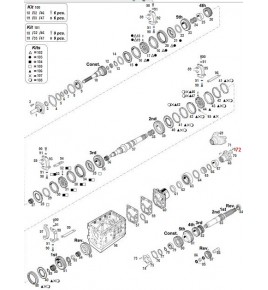 lamerino intercambiabile cambio ZF 1250304353 iveco 2981059 scania 1414948