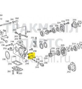 ingranaggio pignone tachigrafo zf 1250308056 mercedes A3662640030