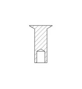 ribattino/rivetto per ganasce semiforato 6,35x16 confezione 50pz iveco 42114719