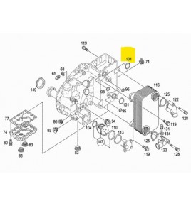 paraolio/anello di tenuta cambio 45x5 mercedes a0249973748