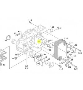 anello di tenuta/o ring 25x4 cambio mercedes a0279973148