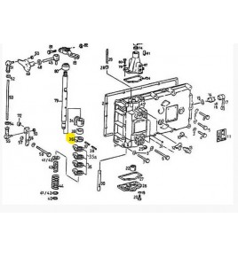 segmento selettore marce zf 1240307374 iveco 2966531