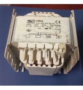 alimentatore per lampade HG e HGL 250W 230V CODICE 666643