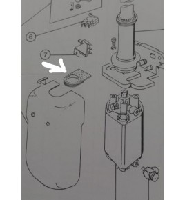 gommino incassato nella cover 8194569 protezione cilindro porte iveco