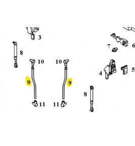 tirante filettato sportello motore 380 iveco 93195438