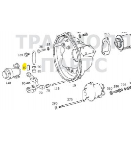 perno forcella frizione mercedes a6502540474