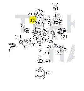 valvola regolatrice e controllo wabco 97530346900 8.5bar mercedes a0024316406