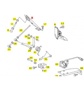 pedale acceleratore mercedes a3563010101